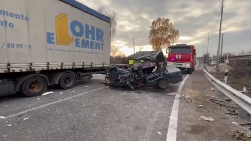 скриншот із відео про аварію на Луганщині