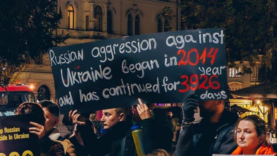 мітинг на підтримку України в Словенії