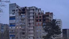 Маріуполь зруйнований будинок без даху багатоповерхівка