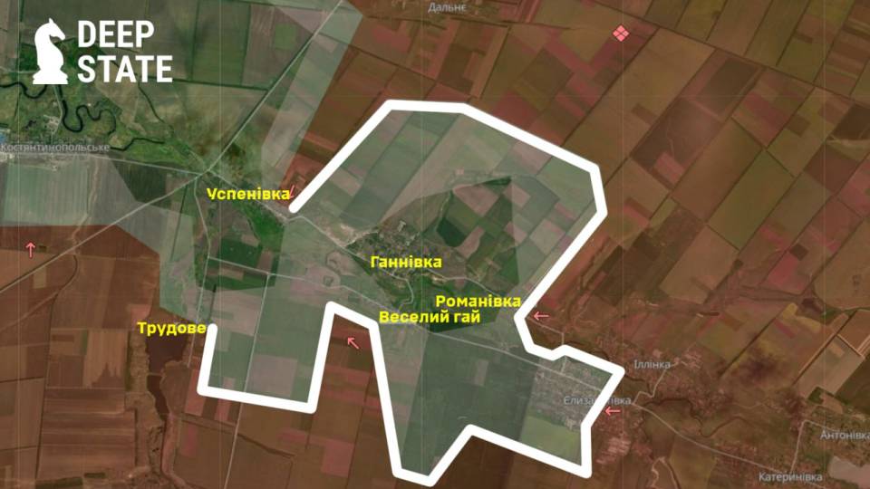 успенівський мішок донеччина фронт веселий гай ганнівка успенівка трудове романівка
