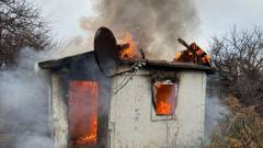 пожежа згоріла будівля вогонь обстріл війна Донеччина