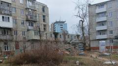 Багатоповерховий будинок на вул. Донецькій, 60 в окупованому Сіверськодонецьку