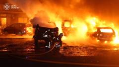 пожежа рятувальники вогонь машини суми