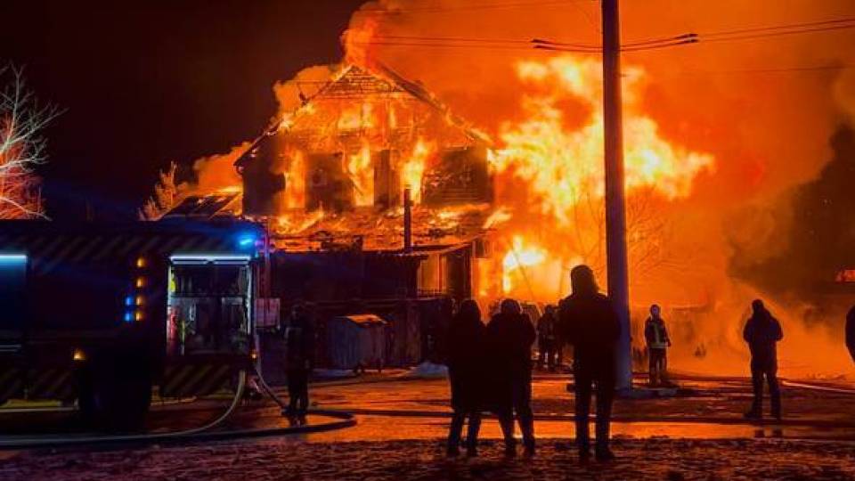 пожежа в Луцьку вогонь полум'я