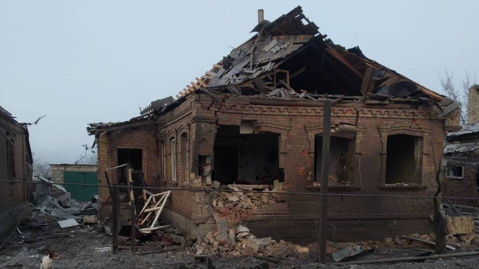 донеччина будинок обстріл приліт