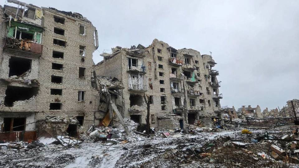 У мережі показали, який вигляд у березні 2025 року має окупована Мар'їнка, що на Донеччині.