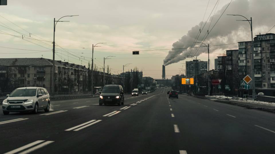 Київ столиця рух дорога місто машини авто