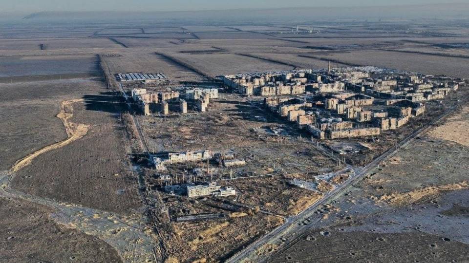 Вугледар з висоти пташиного польоту