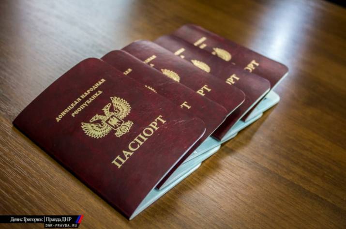 паспорт ДНР