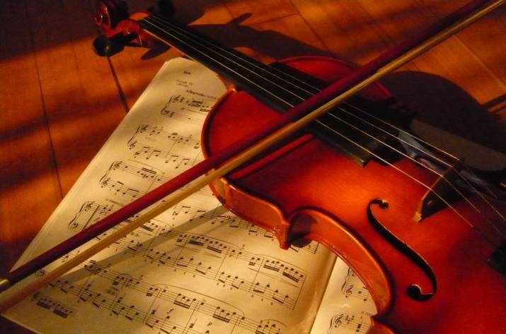 скрипка и ноты