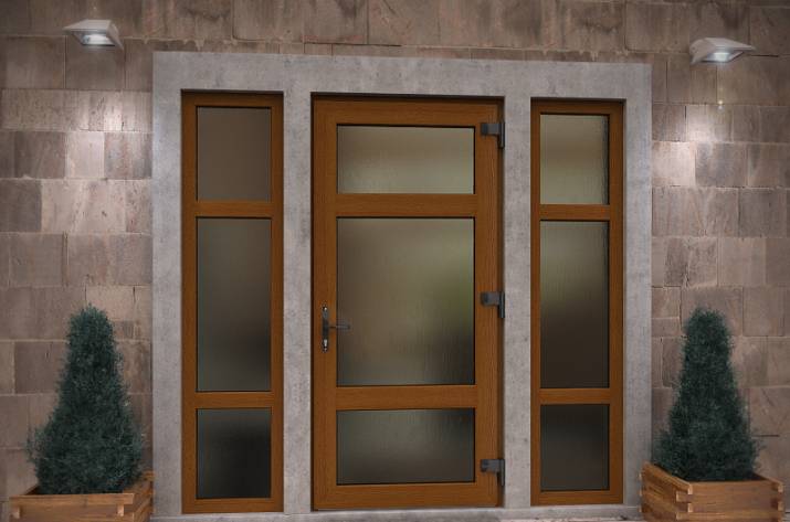 входные металлопластиковые двери