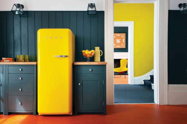 холодильник на кухне