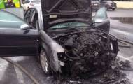 Сгорело авто