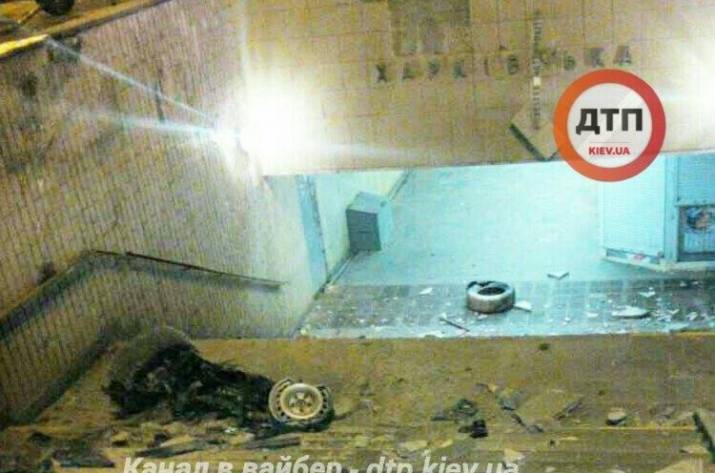 На авто в метро