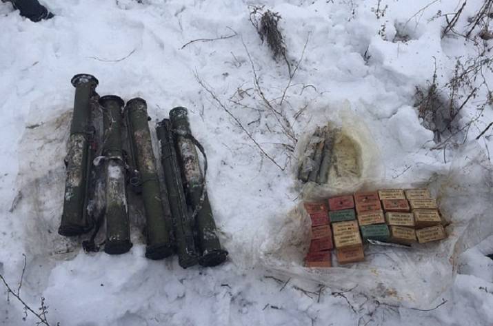 Тайник с боеприпасами