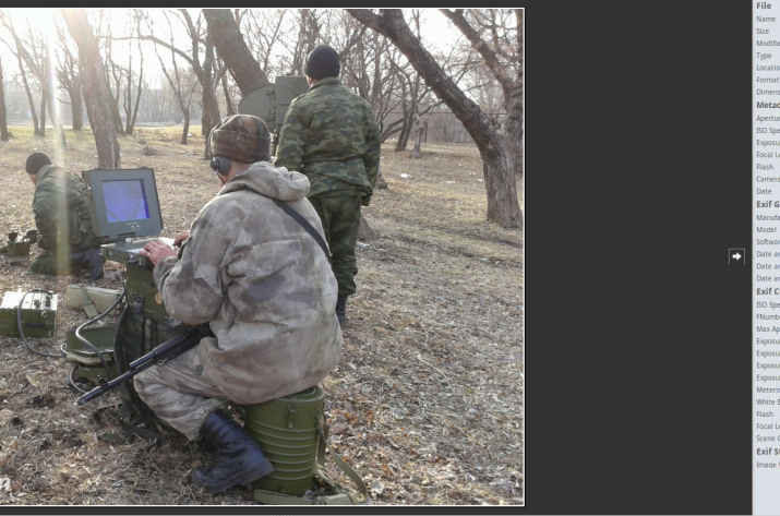 Российское вооружение на Донбассе