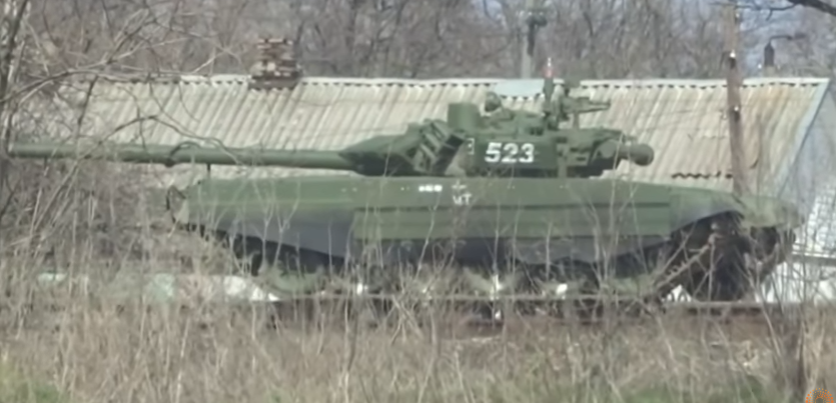 Российские танки на границе с Украиной