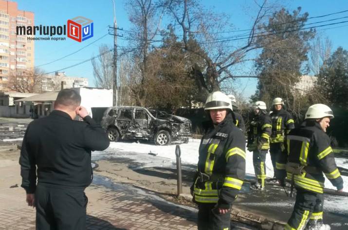 Взрыв в Мариуполе