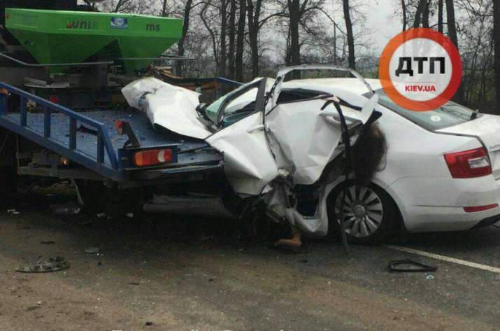 Жуткое ДТП под Киевом