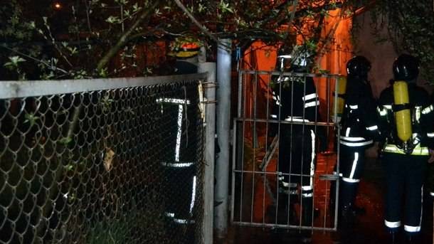 Пожар в Одессе