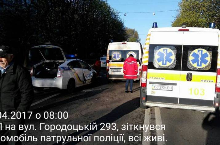 ДТП во Львове полиция