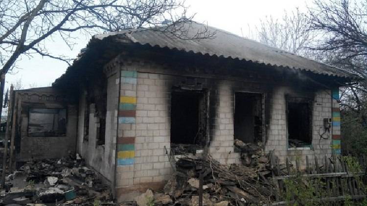 Пожар в Днепропетровской области