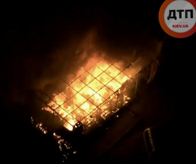 Пожар в кафе