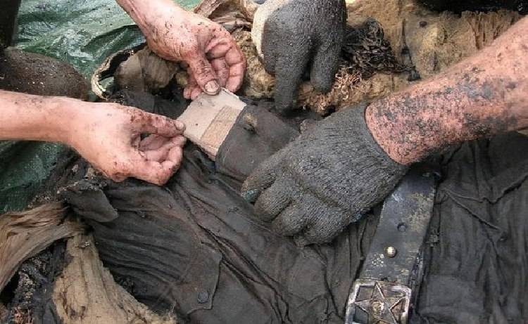 Найдены останки советских солдат