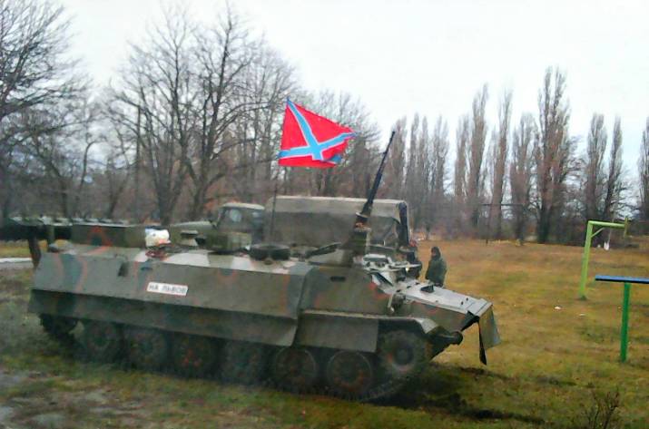 Бронетехника боевиков