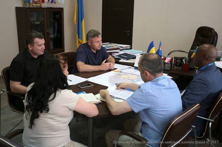 Представители ООН посетили Луганскую область