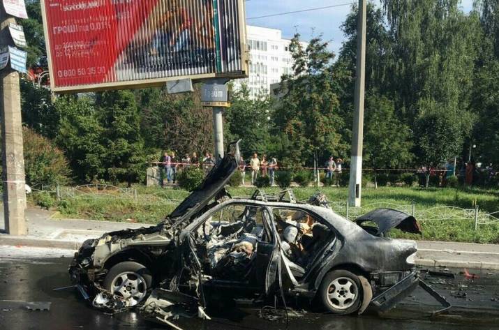 Взрыв в Киеве